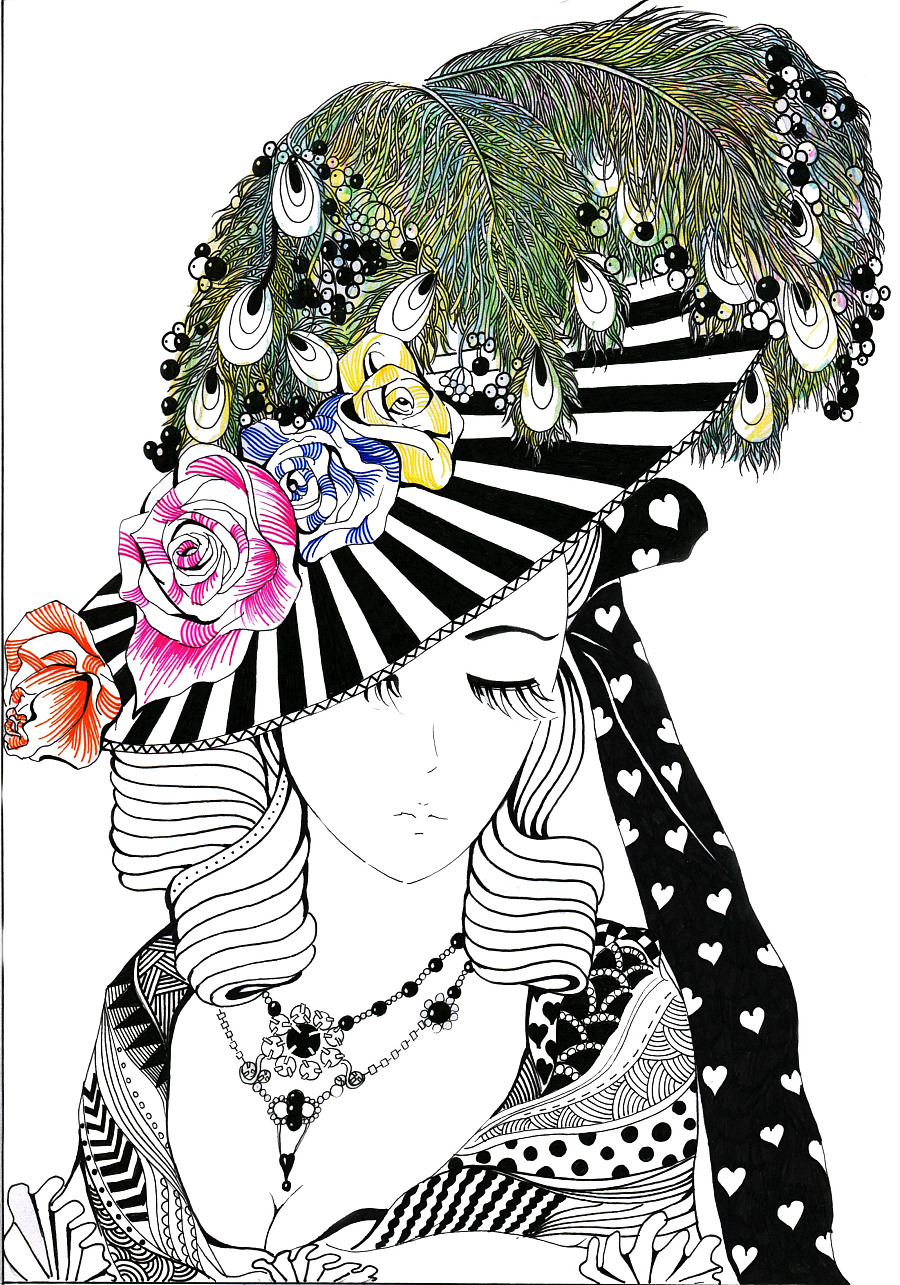 黑白裝飾畫|商業(yè)插畫|插畫|My豪美 - 原創(chuàng)設(shè)計(jì)作品 